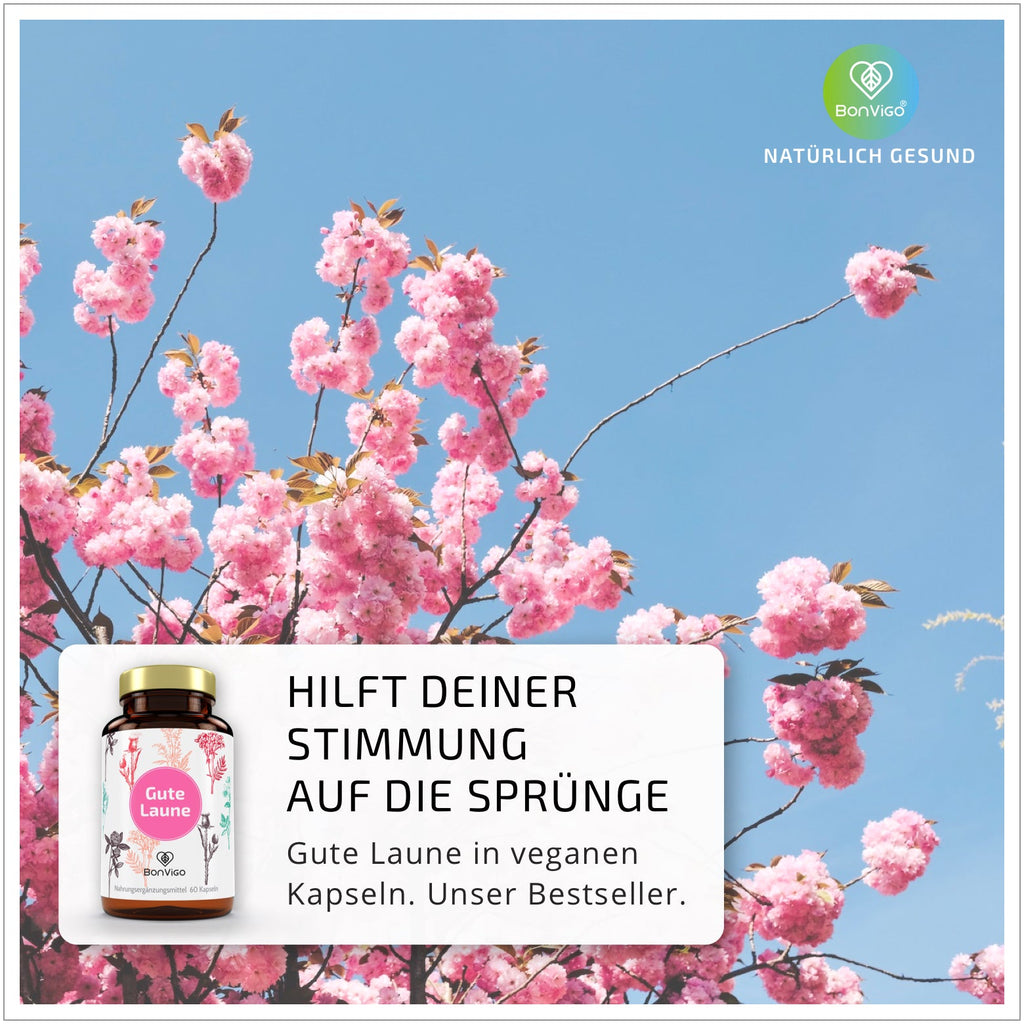 GUTE LAUNE Kapseln - Helfen deiner Stimmung auf die Sprünge