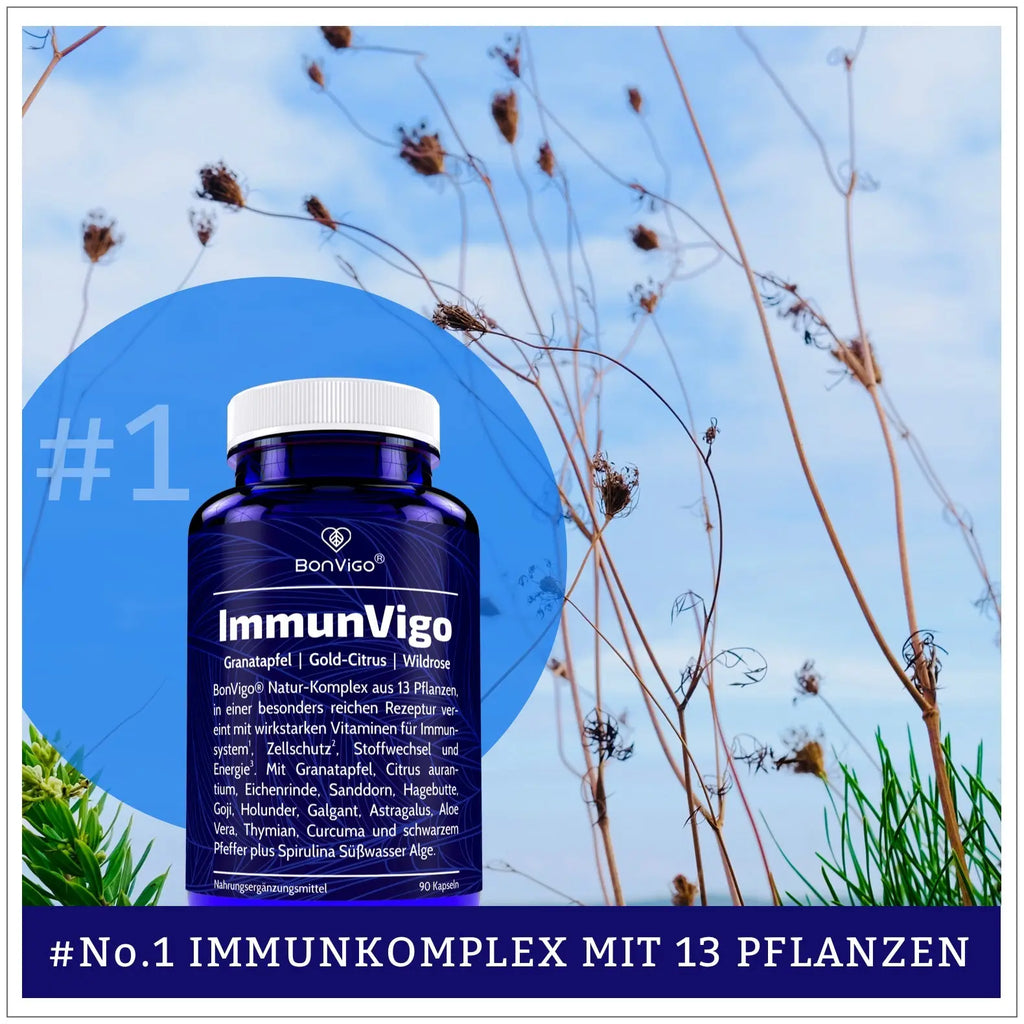 ImmunVigo 13-Pflanzen-Konzentrat mit Immun Booster - BonVigo® Natürlich Gesund