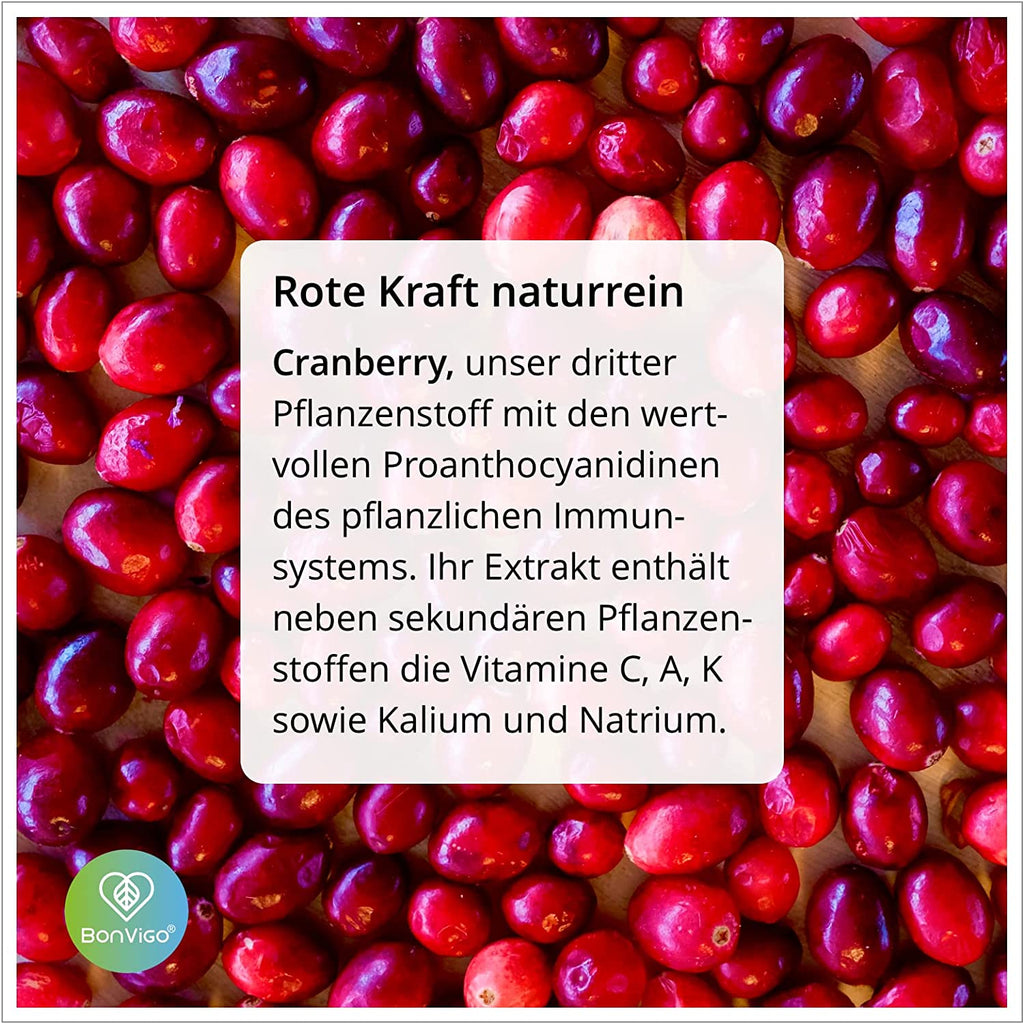 OPC Zellschutz maximal - Traubenkerne, Pinien, Cranberry - BonVigo® Natürlich Gesund