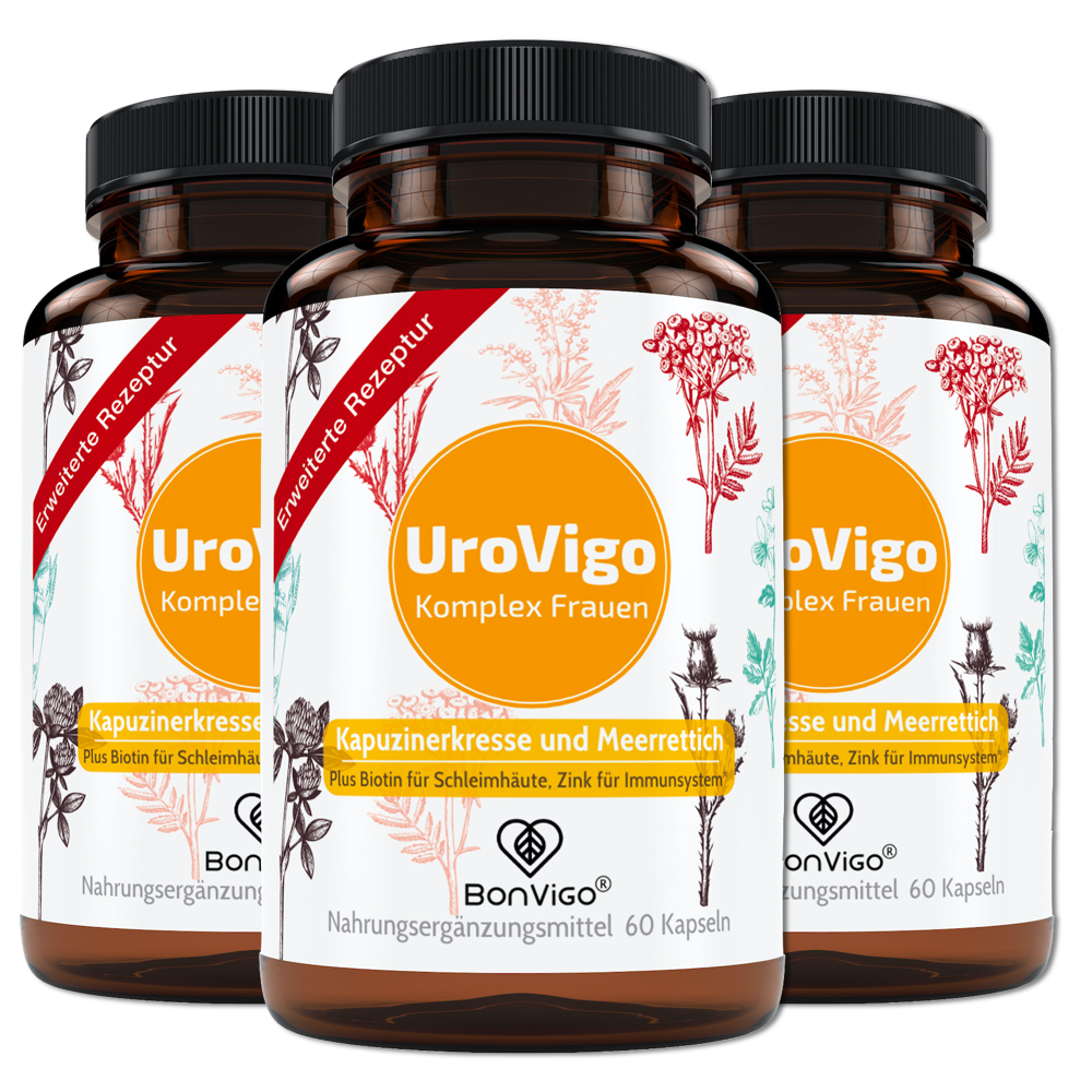 UroVigo Frauen mit Kapuzinerkresse Meerrettich Vitamine