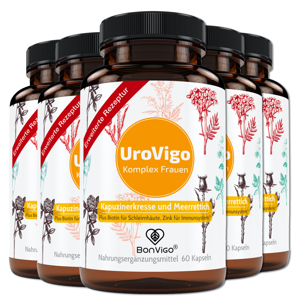 UroVigo Frauen mit Kapuzinerkresse Meerrettich Vitamine
